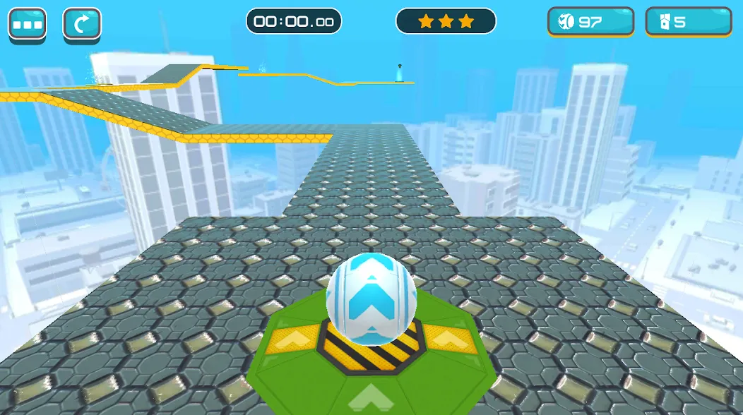 Скачать взломанную Gyro Ball 3D (Джайро Болл 3Д)  [МОД Unlocked] — полная версия apk на Андроид screen 1