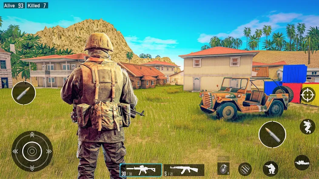 Скачать взломанную Commando Gun Shooting Games  [МОД Menu] — полная версия apk на Андроид screen 3