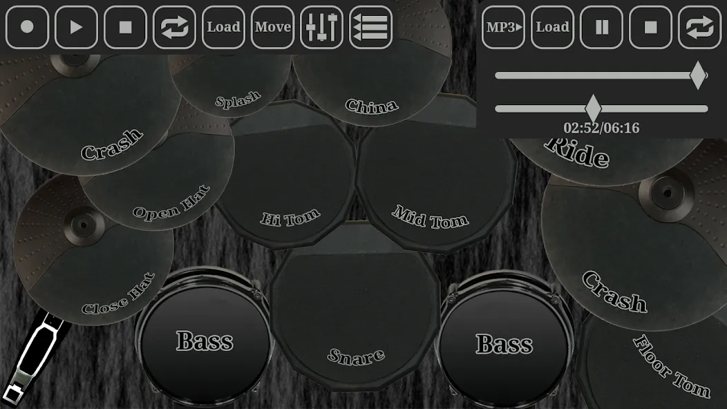 Взломанная Drum kit (Drums) free  [МОД Много монет] — последняя версия apk на Андроид screen 4