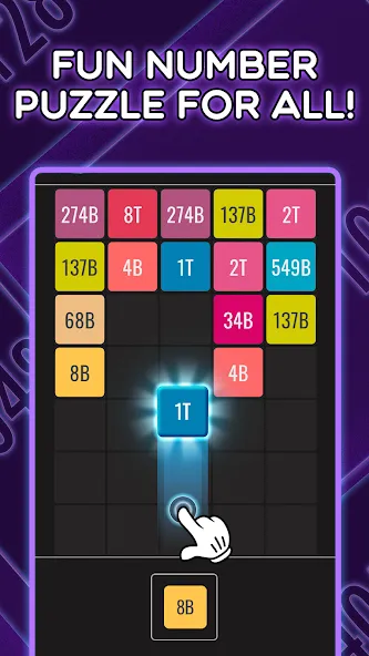 Скачать взлом Join Blocks 2048 Number Puzzle (Джоин Блокс)  [МОД Бесконечные деньги] — полная версия apk на Андроид screen 1