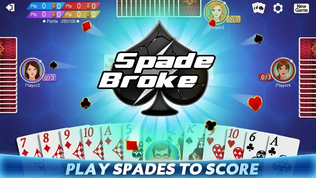 Скачать взлом Spades (Спейдс)  [МОД Mega Pack] — стабильная версия apk на Андроид screen 3