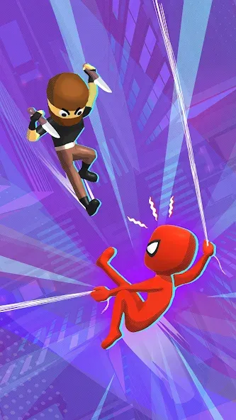 Взломанная Web Master: Stickman Superhero (Вебмастер)  [МОД Mega Pack] — стабильная версия apk на Андроид screen 1