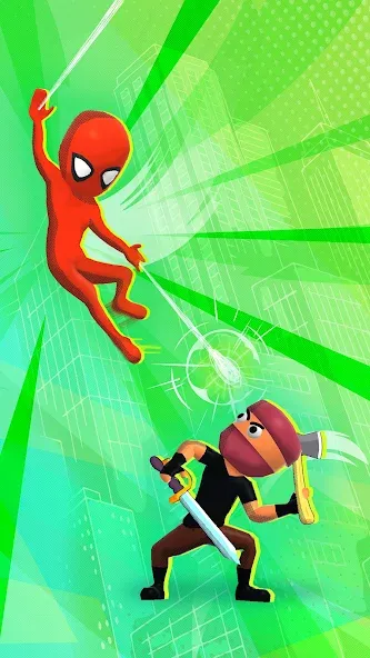 Взломанная Web Master: Stickman Superhero (Вебмастер)  [МОД Mega Pack] — стабильная версия apk на Андроид screen 2