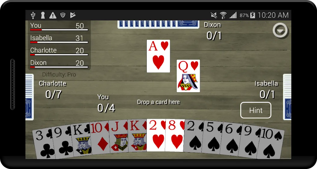 Взломанная Spades Card Classic (Спейдс Кард Классик)  [МОД Mega Pack] — стабильная версия apk на Андроид screen 4