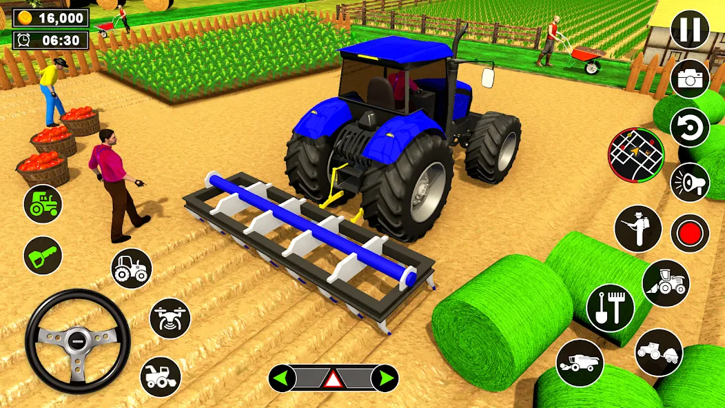 Скачать взлом Real Tractor Driving Simulator (Реальный симулятор вождения трактора)  [МОД Много монет] — полная версия apk на Андроид screen 2