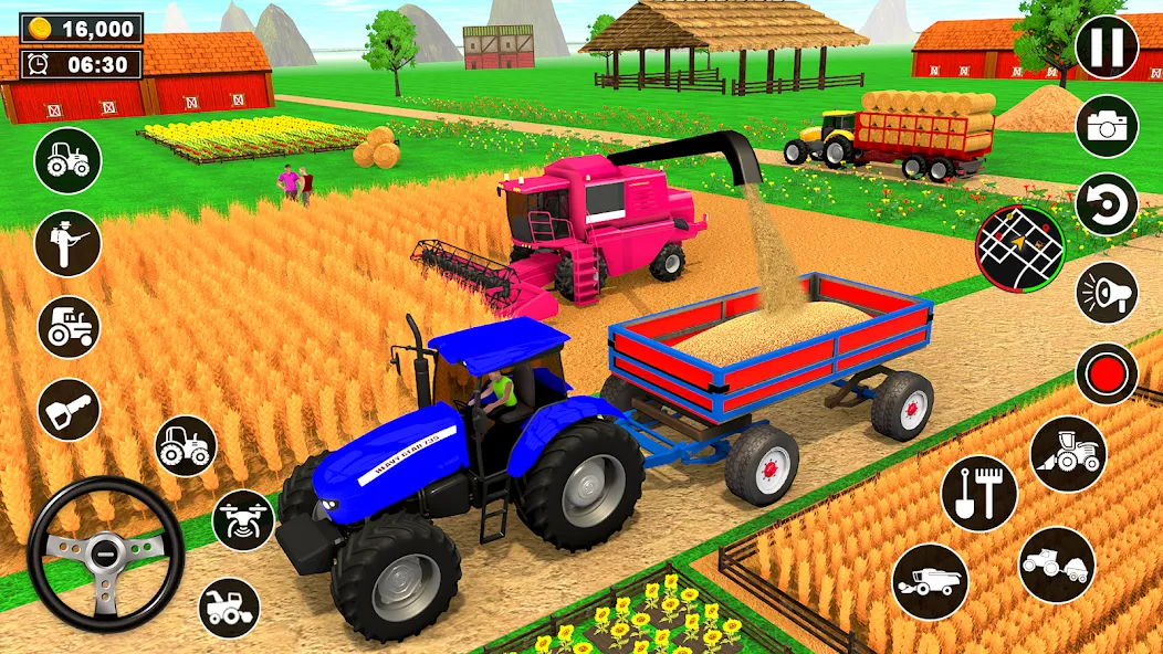 Скачать взлом Real Tractor Driving Simulator (Реальный симулятор вождения трактора)  [МОД Много монет] — полная версия apk на Андроид screen 5