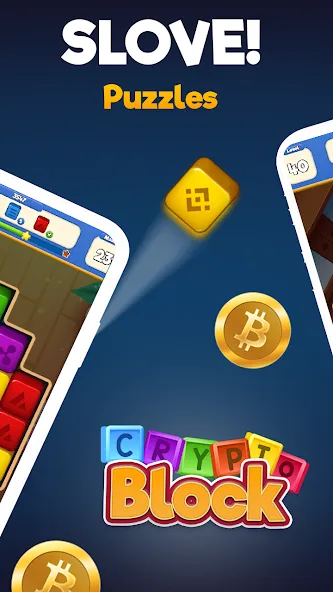 Скачать взломанную Crypto Blocks Puzzle Challenge  [МОД Бесконечные деньги] — стабильная версия apk на Андроид screen 2