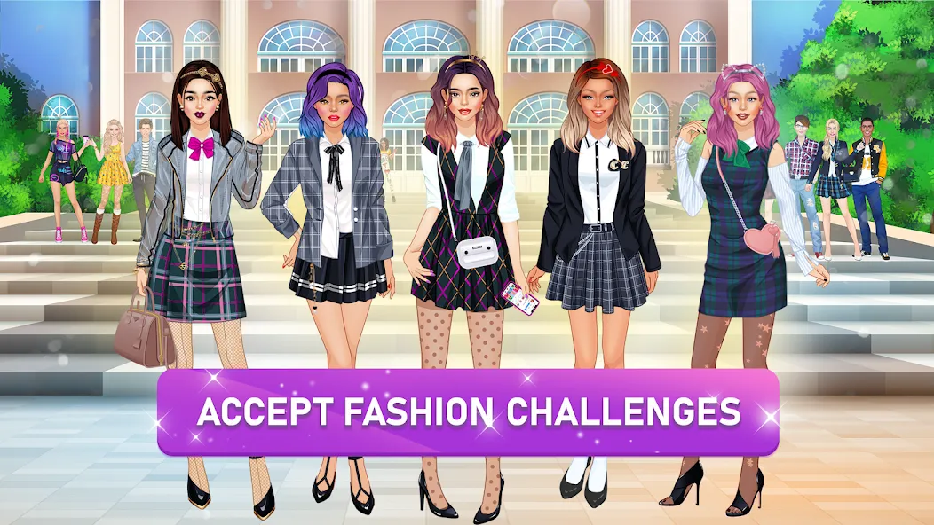 Скачать взломанную College Girls Team Makeover  [МОД Menu] — стабильная версия apk на Андроид screen 1