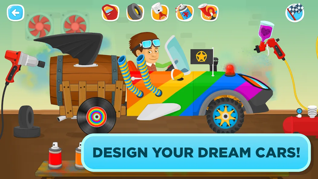 Взлом Garage Master — games for kids  [МОД Menu] — стабильная версия apk на Андроид screen 3