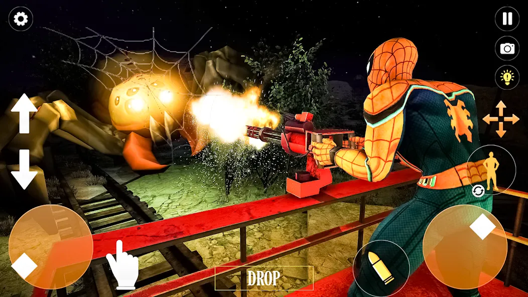 Скачать взломанную Horror Spider : Scary Train  [МОД Бесконечные деньги] — полная версия apk на Андроид screen 2