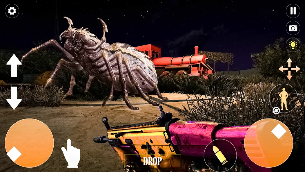 Скачать взломанную Horror Spider : Scary Train  [МОД Бесконечные деньги] — полная версия apk на Андроид screen 5