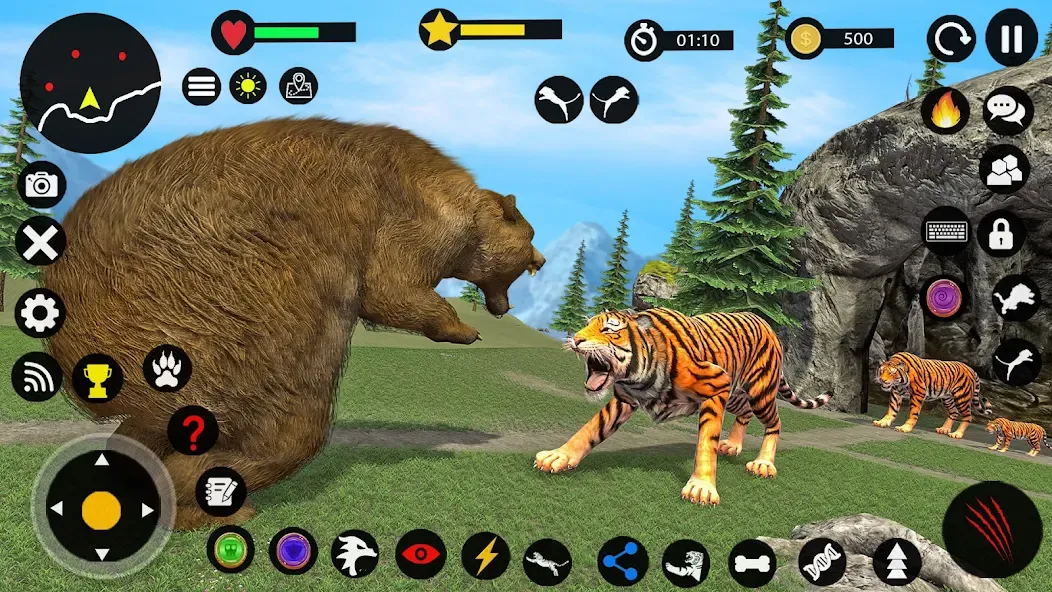 Взломанная Tiger Games: Tiger Sim Offline  [МОД Mega Pack] — полная версия apk на Андроид screen 5