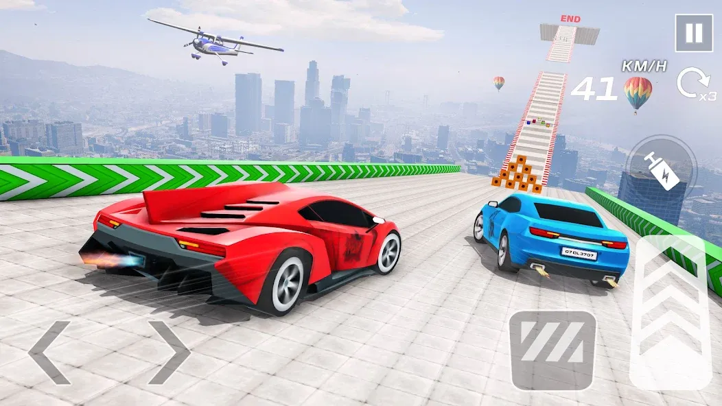 Скачать взломанную Car Games 3D — GT Car Stunts (ДжиТи Кар Стантс)  [МОД Много денег] — полная версия apk на Андроид screen 1