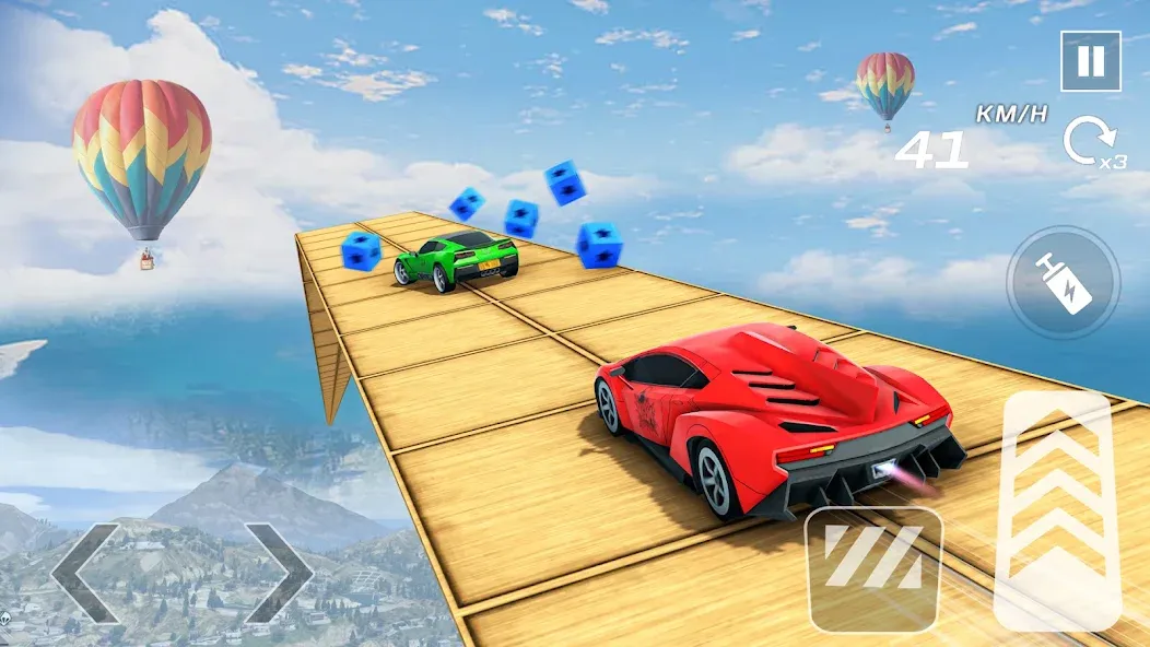 Скачать взломанную Car Games 3D — GT Car Stunts (ДжиТи Кар Стантс)  [МОД Много денег] — полная версия apk на Андроид screen 4