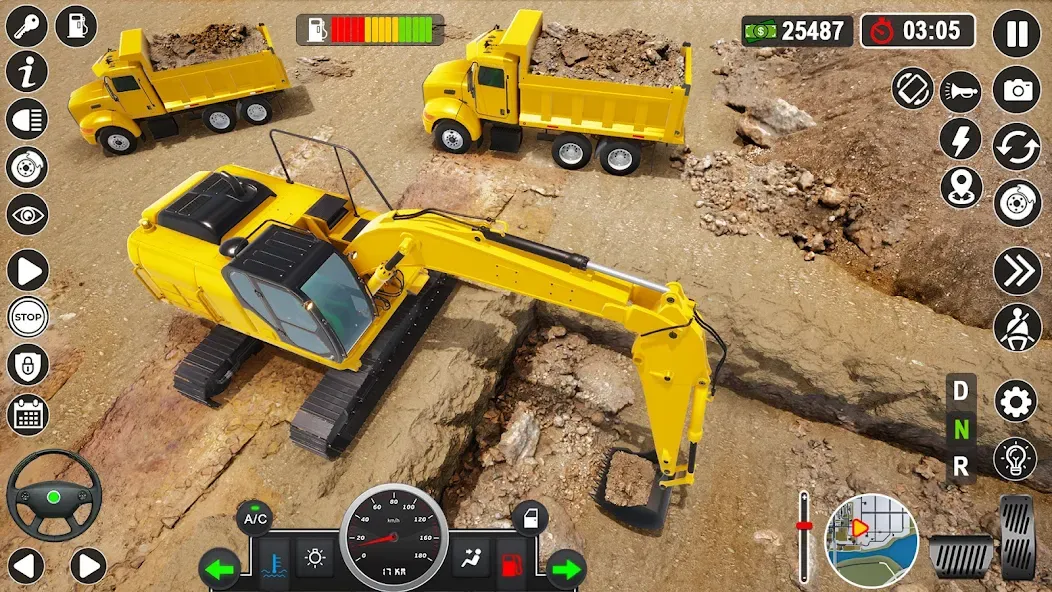 Скачать взломанную Construction Games Simulator  [МОД Unlocked] — последняя версия apk на Андроид screen 1