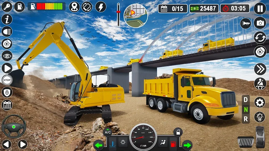 Скачать взломанную Construction Games Simulator  [МОД Unlocked] — последняя версия apk на Андроид screen 4