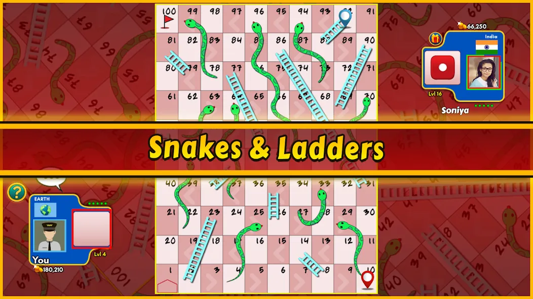 Взлом Snakes and Ladders King (Снейкс энд Ладдерс Кинг)  [МОД Много денег] — последняя версия apk на Андроид screen 3