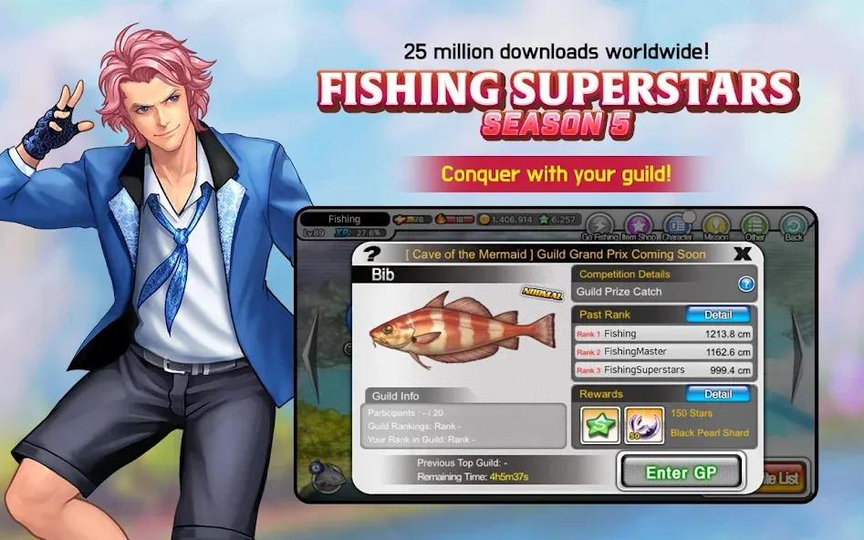 Взломанная Fishing Superstars (Фишинг Суперзвезды)  [МОД Menu] — полная версия apk на Андроид screen 2