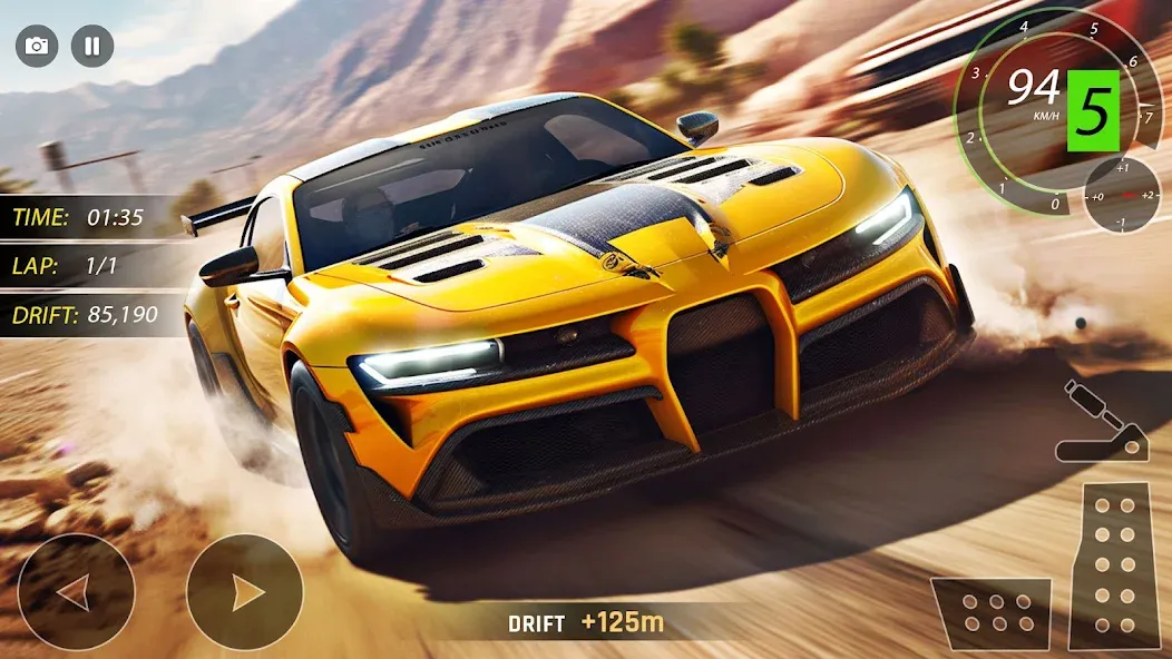 Взлом Highway Drifting Racing Games  [МОД Бесконечные монеты] — последняя версия apk на Андроид screen 3