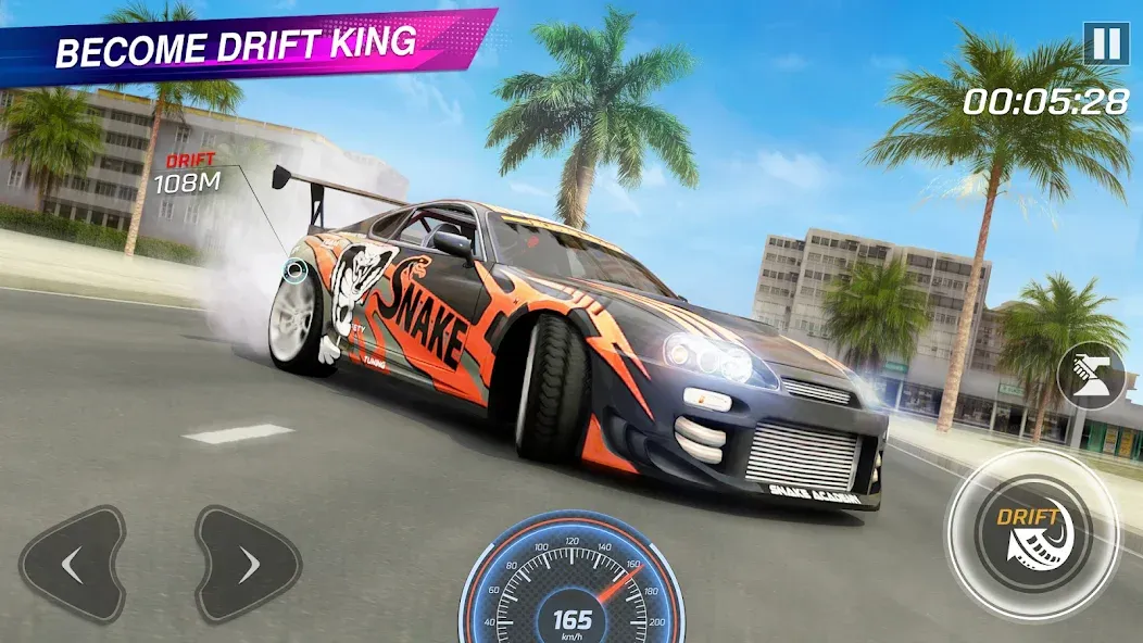 Взломанная Extreme Car Driving: Car Drift  [МОД Бесконечные деньги] — стабильная версия apk на Андроид screen 1