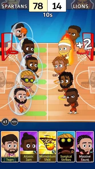 Скачать взлом Idle Five Basketball tycoon (Айдл Файв Баскетбольный тайкун)  [МОД Menu] — полная версия apk на Андроид screen 4