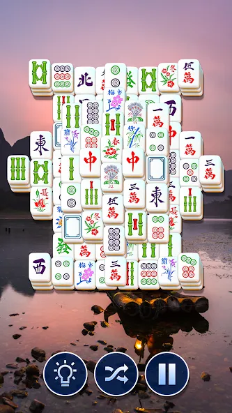 Скачать взломанную Mahjong Club — Solitaire Game  [МОД Много денег] — последняя версия apk на Андроид screen 2