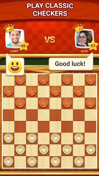 Взломанная Checkers — Online & Offline  [МОД Бесконечные деньги] — стабильная версия apk на Андроид screen 1