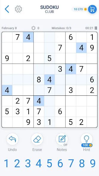 Скачать взлом Sudoku Game — Daily Puzzles  [МОД Все открыто] — стабильная версия apk на Андроид screen 1