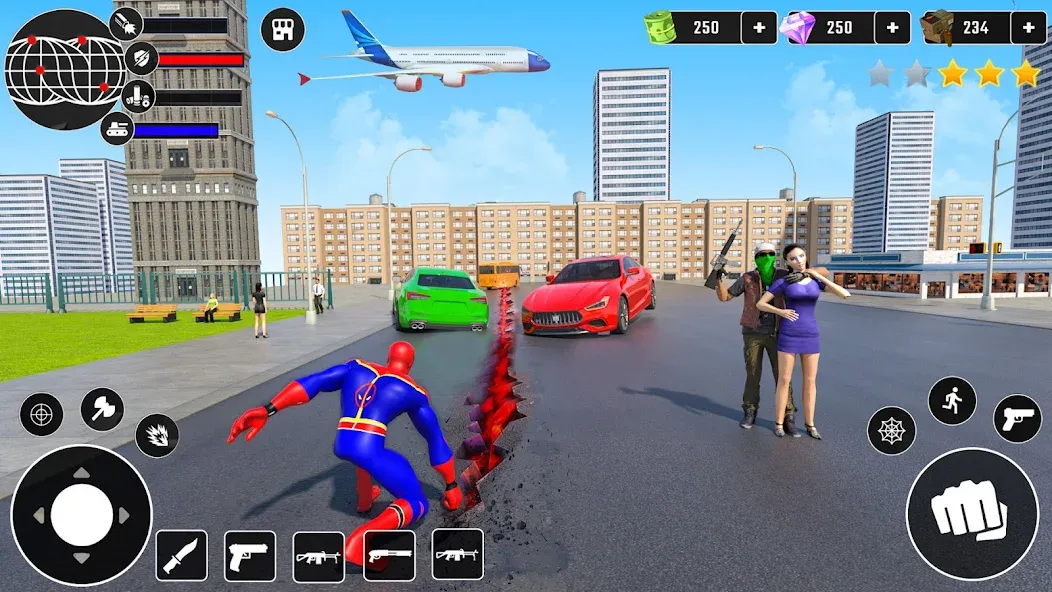 Взлом Miami Superhero: Spider Games  [МОД Бесконечные монеты] — последняя версия apk на Андроид screen 4