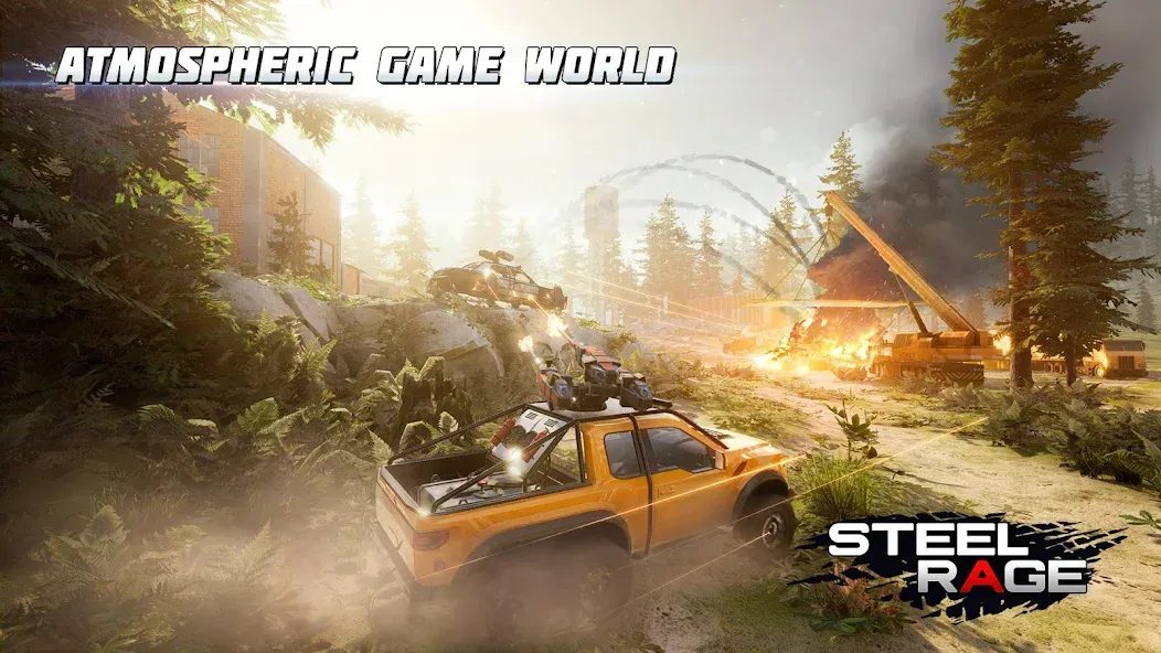 Взлом Steel Rage: Mech Cars PvP War (Стил Рейдж)  [МОД Много денег] — последняя версия apk на Андроид screen 3