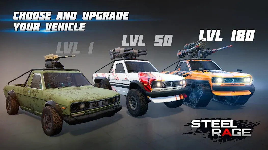 Взлом Steel Rage: Mech Cars PvP War (Стил Рейдж)  [МОД Много денег] — последняя версия apk на Андроид screen 4