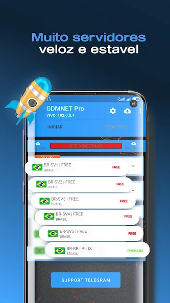 Взлом GDMNET Pro — Client VPN — SSH (ГДМНЕТ Про)  [МОД Меню] — последняя версия apk на Андроид screen 2