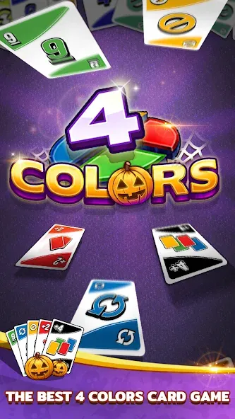 Скачать взломанную 4 Colors Card Game (Цвета Карточная Игра)  [МОД Unlocked] — полная версия apk на Андроид screen 1