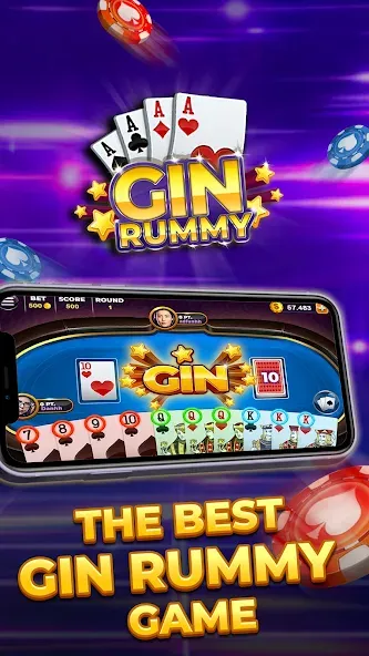 Скачать взлом Gin Rummy — Card Game (Джин Рами)  [МОД Много монет] — полная версия apk на Андроид screen 5