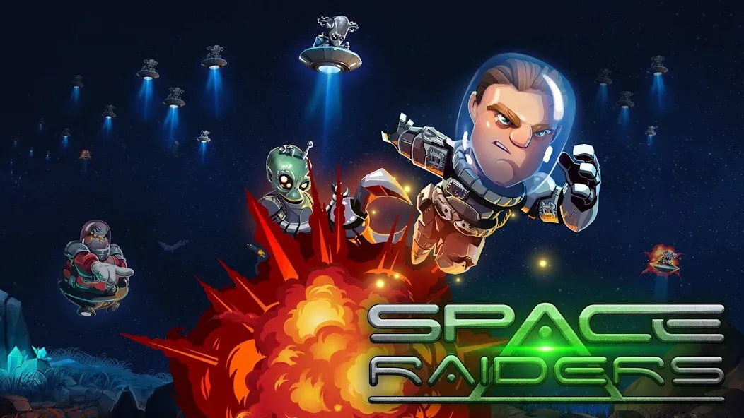 Скачать взломанную Space Raiders RPG  [МОД Все открыто] — полная версия apk на Андроид screen 1