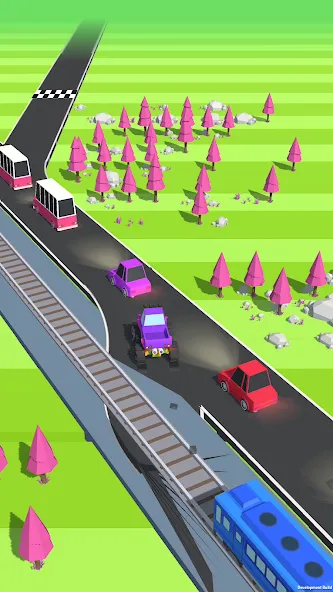 Скачать взлом Traffic Run!: Driving Game  [МОД Много монет] — стабильная версия apk на Андроид screen 2