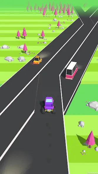 Скачать взлом Traffic Run!: Driving Game  [МОД Много монет] — стабильная версия apk на Андроид screen 3