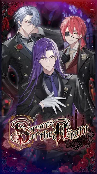 Скачать взломанную Servants of the Night: Otome (Серванты ночи)  [МОД Все открыто] — стабильная версия apk на Андроид screen 1