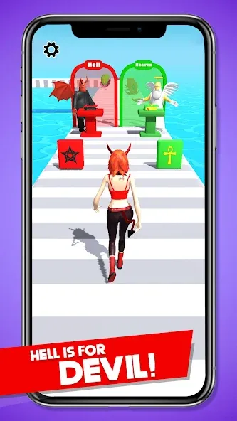 Скачать взломанную Heaven Life Rush! Paradise Run  [МОД Menu] — последняя версия apk на Андроид screen 3