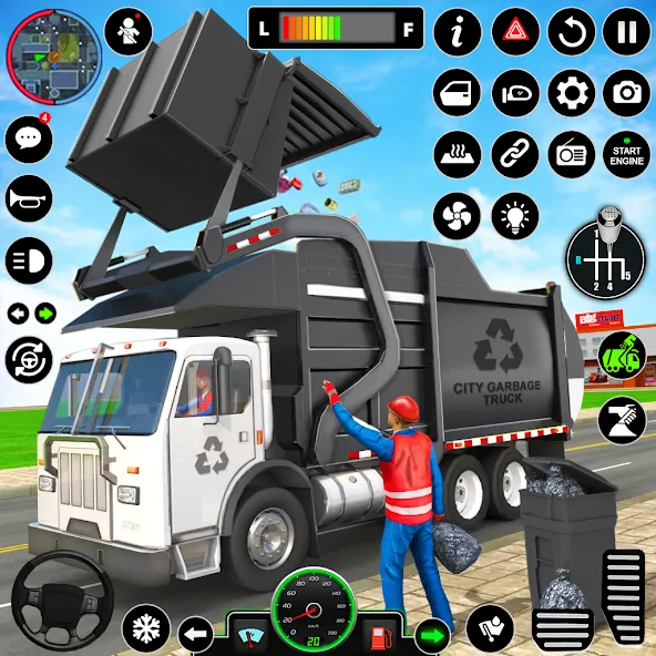 Взломанная Truck Driving Games Truck Game (Трак Драйвинг игры Трак игра)  [МОД Бесконечные монеты] — стабильная версия apk на Андроид screen 1