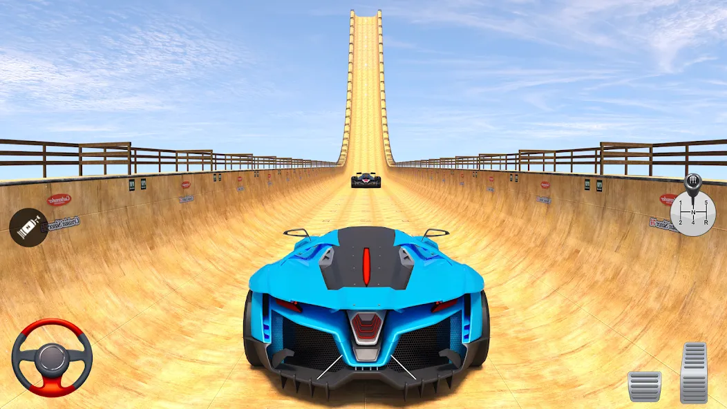 Скачать взломанную Superhero Car: Mega Ramp Games (Рамп Кар Гейм)  [МОД Бесконечные деньги] — последняя версия apk на Андроид screen 4