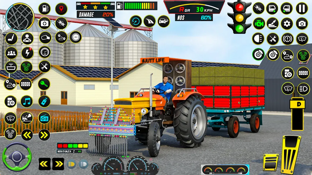 Взломанная Farming Tractor Game Simulator (Фарминг Трактор Игра Симулятор)  [МОД Unlocked] — стабильная версия apk на Андроид screen 3