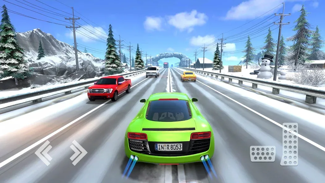 Скачать взлом Real Highway Car Racing Games  [МОД Много денег] — полная версия apk на Андроид screen 3