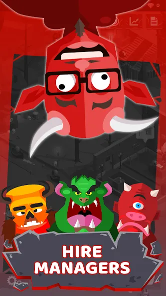 Скачать взлом Hell: Idle Evil Tycoon Sim (Хелл)  [МОД Много денег] — стабильная версия apk на Андроид screen 1