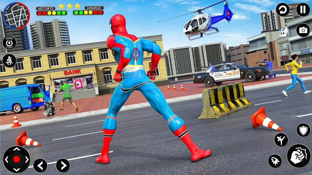 Скачать взлом Spider Rope Hero Spider Games  [МОД Много денег] — полная версия apk на Андроид screen 3