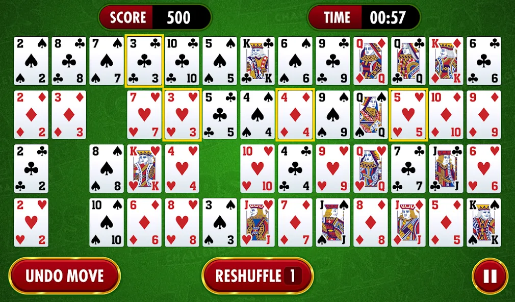 Скачать взлом Gaps Solitaire Challenge (Гапс Солитер Челлендж)  [МОД Меню] — стабильная версия apk на Андроид screen 1