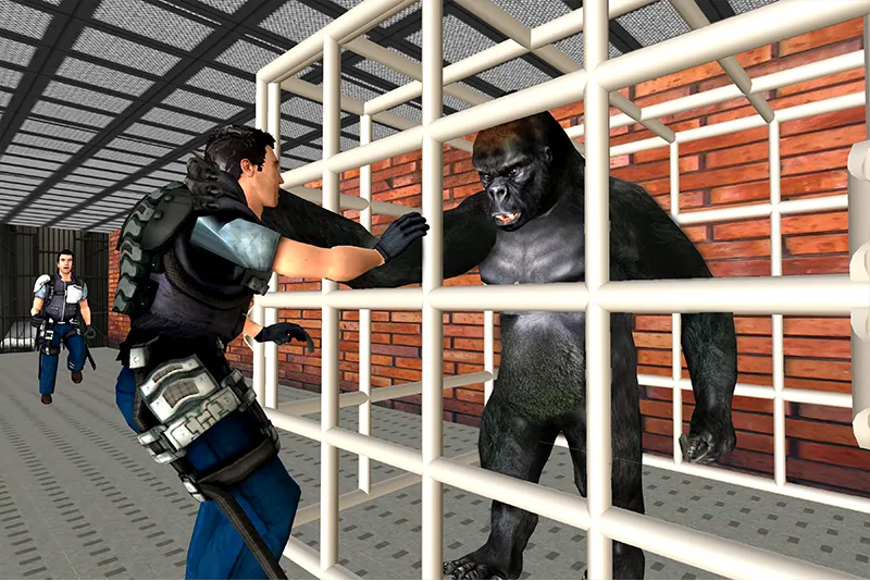 Скачать взлом Gorilla Smash City Escape Jail  [МОД Бесконечные деньги] — последняя версия apk на Андроид screen 3