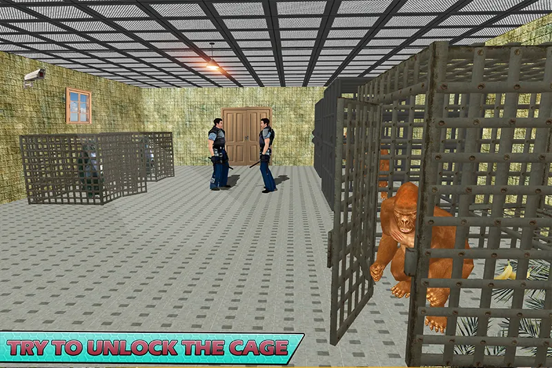 Скачать взлом Gorilla Smash City Escape Jail  [МОД Бесконечные деньги] — последняя версия apk на Андроид screen 4