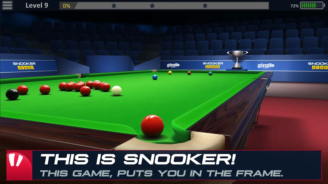 Взломанная Snooker Stars — 3D Online Spor (Снукер Старс)  [МОД Unlimited Money] — стабильная версия apk на Андроид screen 1