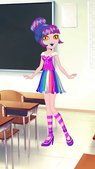 Скачать взлом Pony College Student Dress Up (Пони Студент Колледжа Одеваются)  [МОД Много денег] — полная версия apk на Андроид screen 3